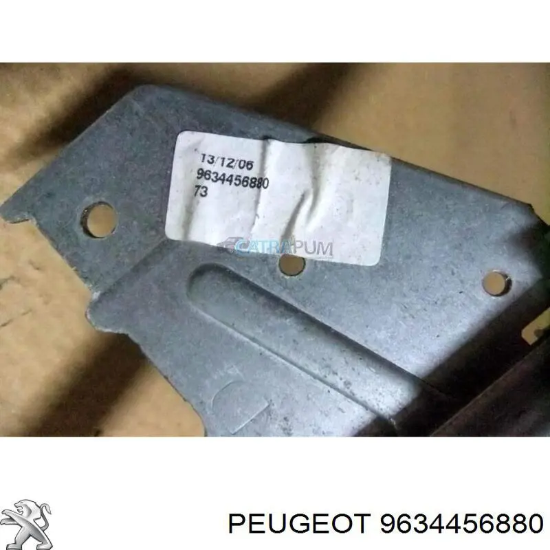 9634456880 Peugeot/Citroen Механізм склопідіймача дверей передніх, правих