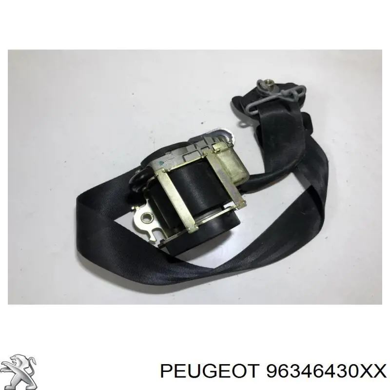 Пасок безпеки передній правий Peugeot/Citroen 96346430XX ціна, від 12.43 USD