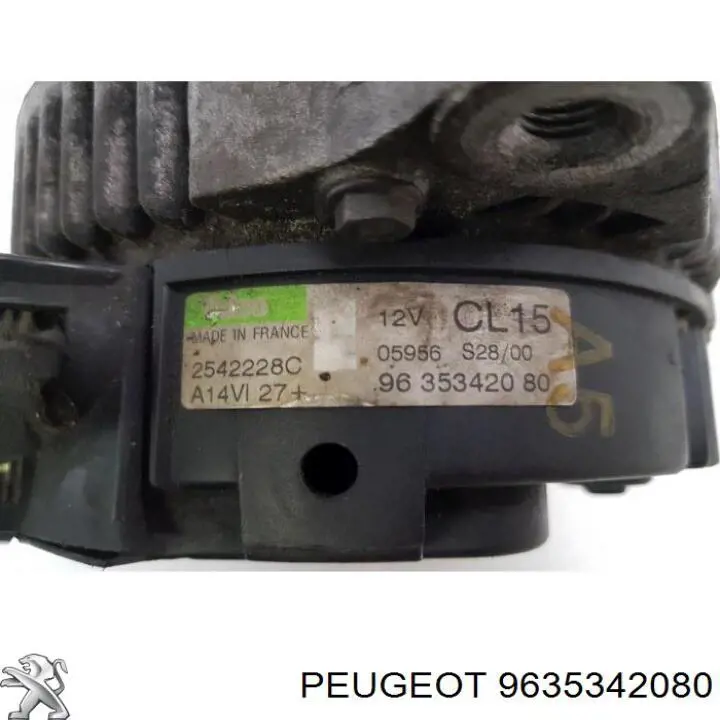 Купити 9635342080 Peugeot/Citroen Генератор