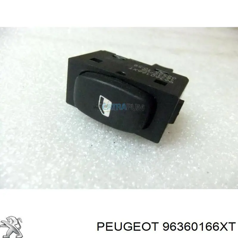 Кнопковий блок керування склопідіймачами задній правий 96360166XT Peugeot/Citroen