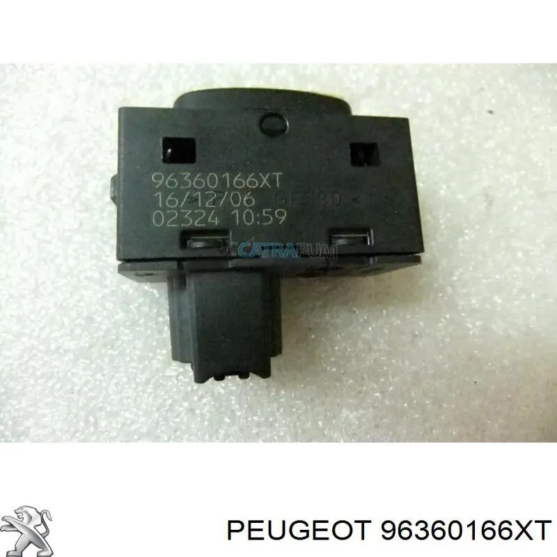 96360166XT Peugeot/Citroen Кнопковий блок керування склопідіймачами задній правий
