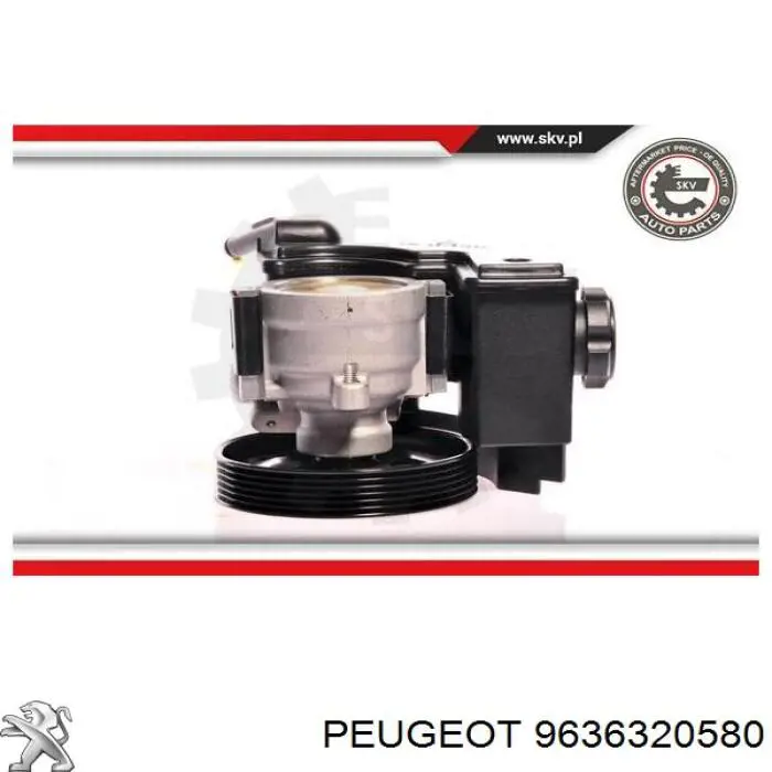Насос ГУР 9636320580 Peugeot/Citroen