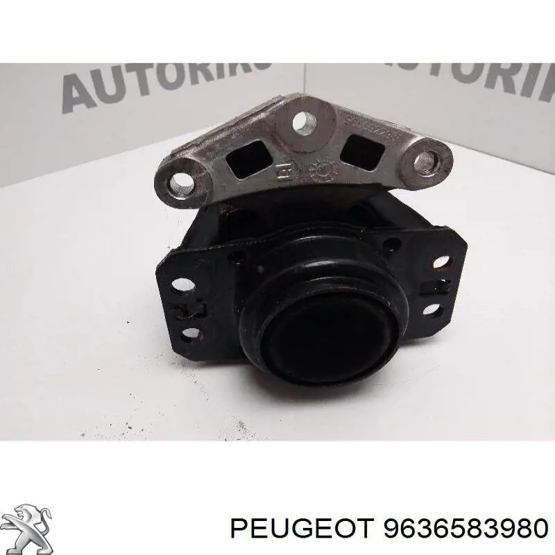 Купити 9636583980 Peugeot/Citroen Подушка (опора) двигуна, права верхня