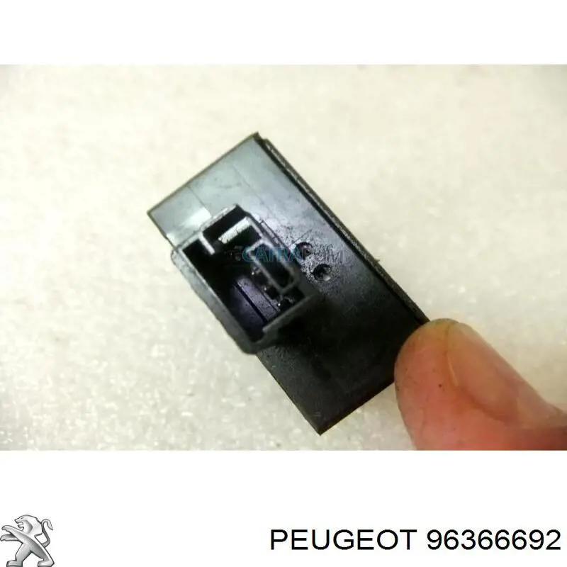 Кнопка коректора фар на Peugeot 407 (6D)