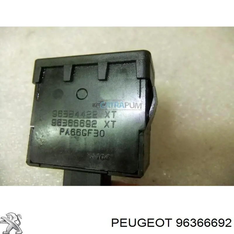 Кнопка коректора фар Peugeot/Citroen 96366692
