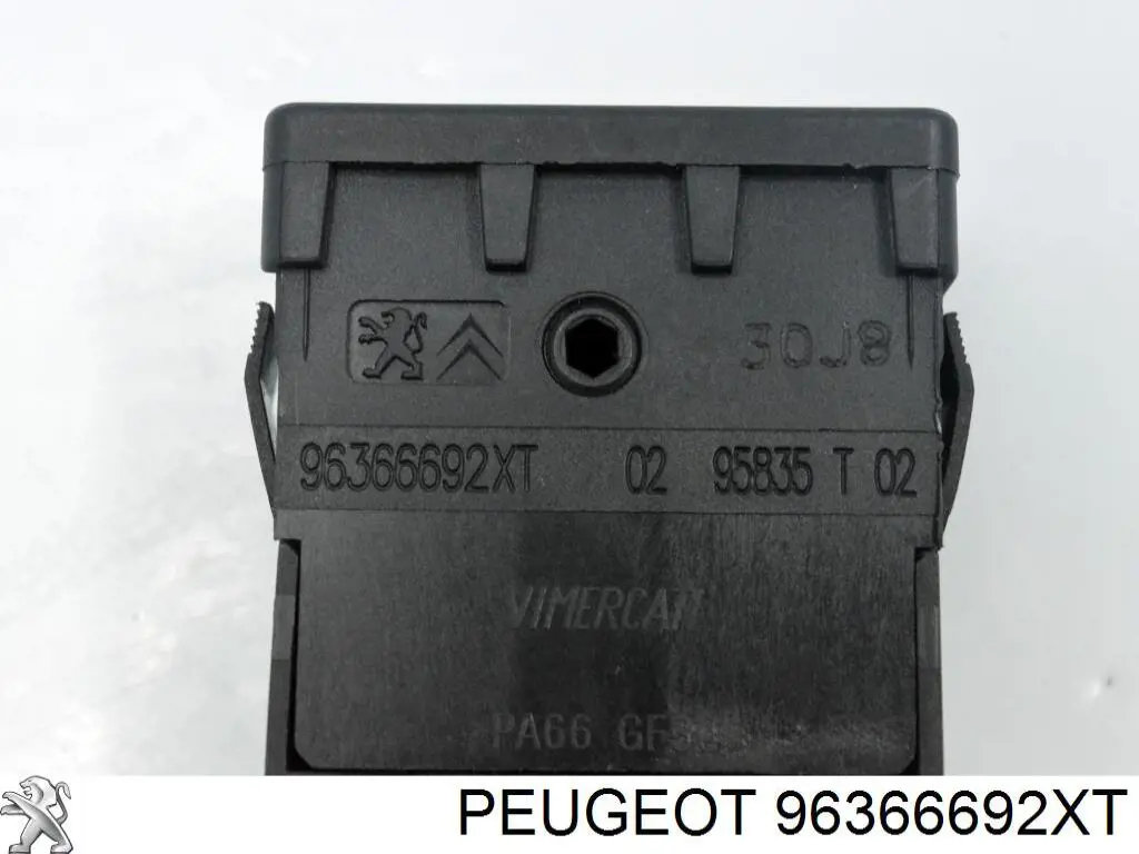 Кнопка коректора фар 96366692XT Peugeot/Citroen