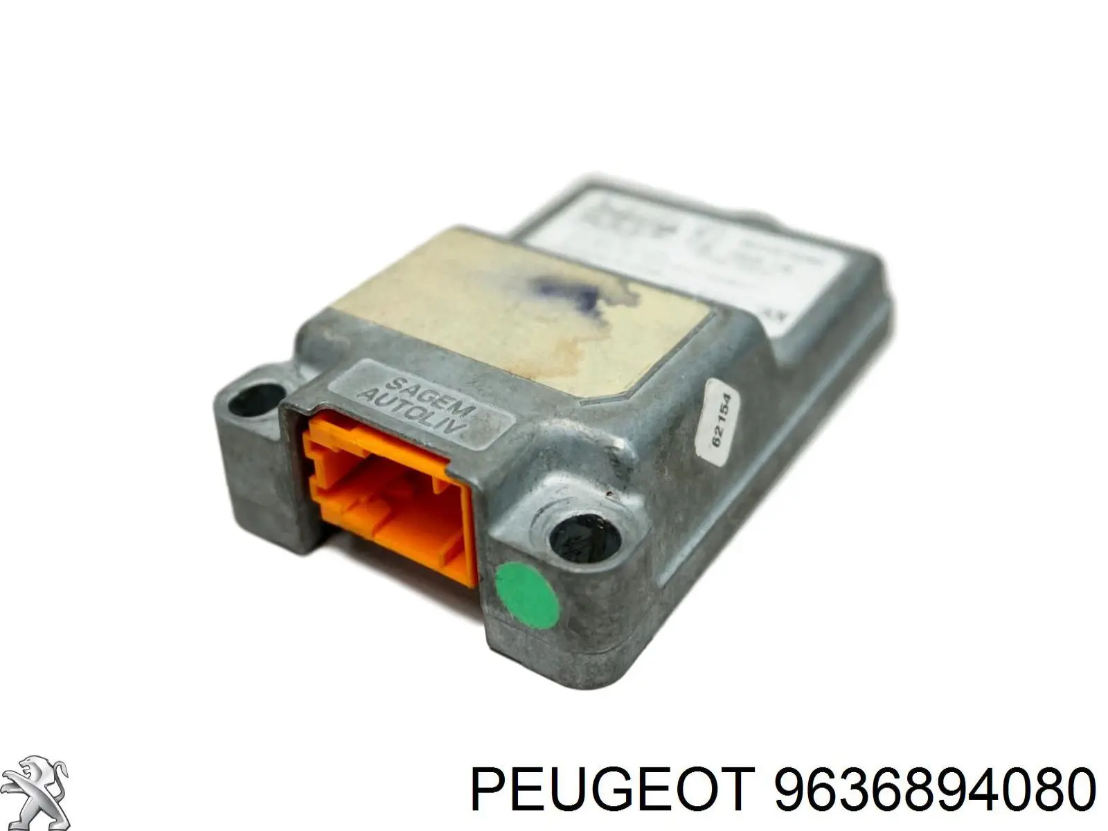 9636894080 Peugeot/Citroen Модуль-процесор управління подушки безпеки