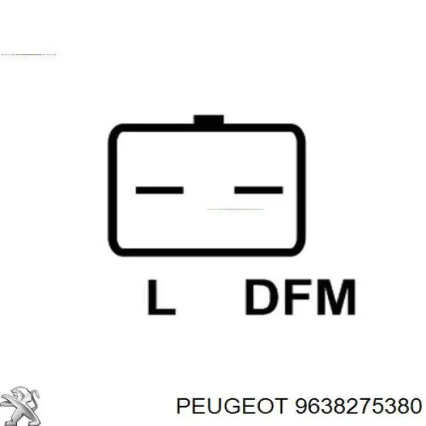 Генератор Peugeot/Citroen 9638275380 ціна, від 99.97 USD