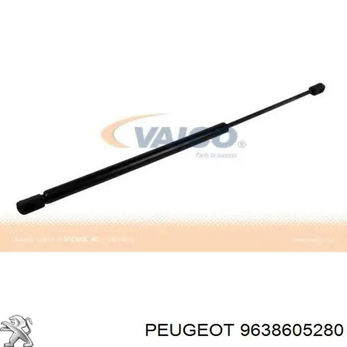 Купити 9638605280 Peugeot/Citroen Амортизатор двері багажника