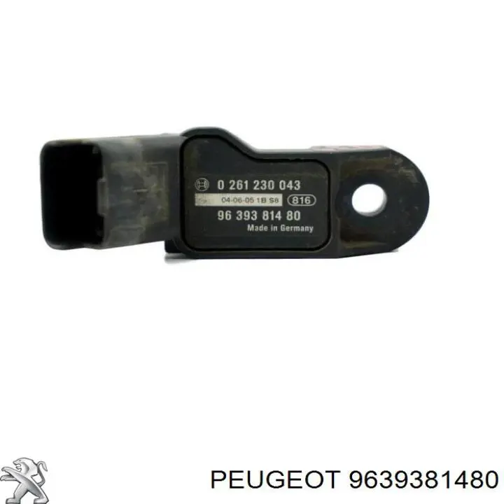 Купити 9639381480 Peugeot/Citroen Датчик абсолютного тиску