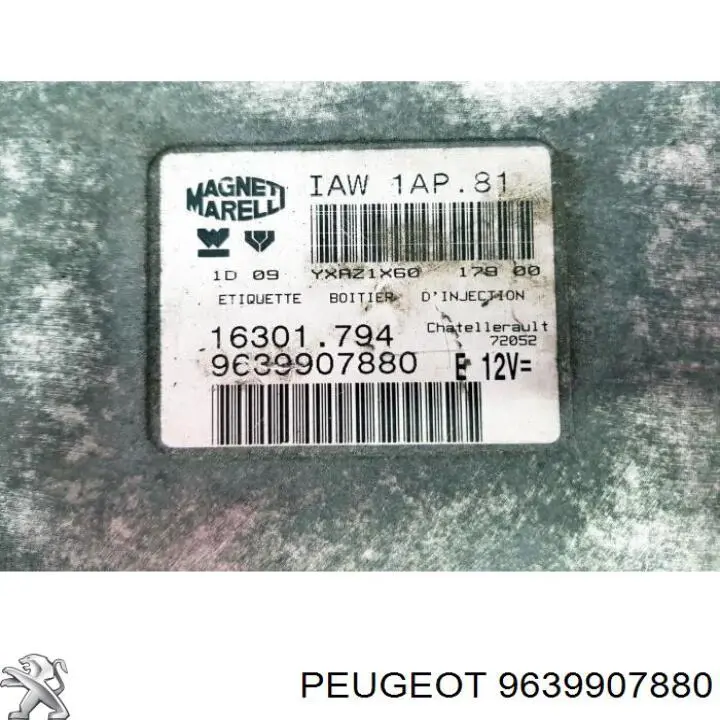  Peugeot/Citroen 9639907880 ціна, від 28.08 USD