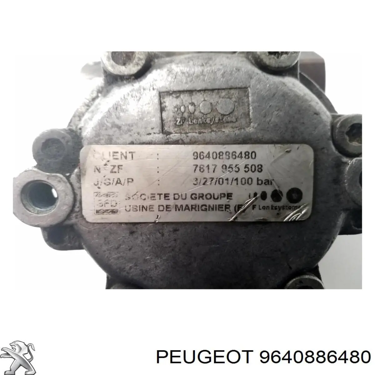  Peugeot/Citroen 9640886480 ціна, від 40.91 USD