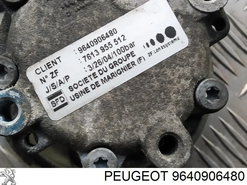 Насос ГПК Peugeot/Citroen 9640906480 ціна, від 57.01 USD