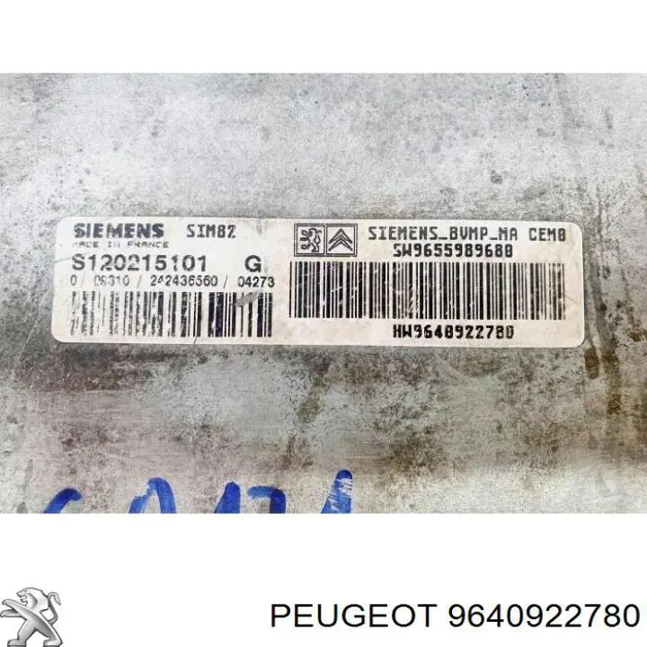  9640922780 Peugeot/Citroen