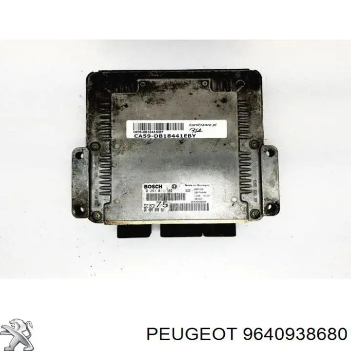 Електронний блок керування двигуном 9640938680 Peugeot/Citroen