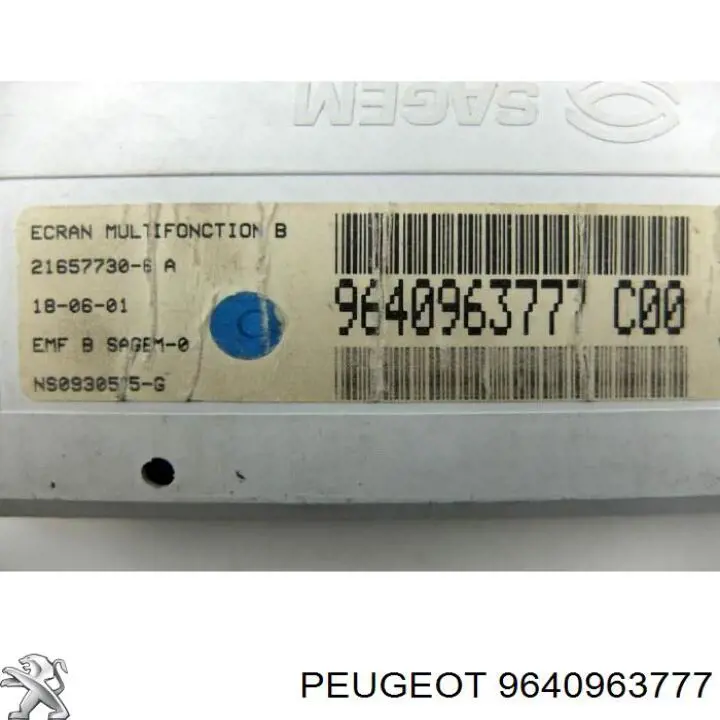 9640963777 Peugeot/Citroen 