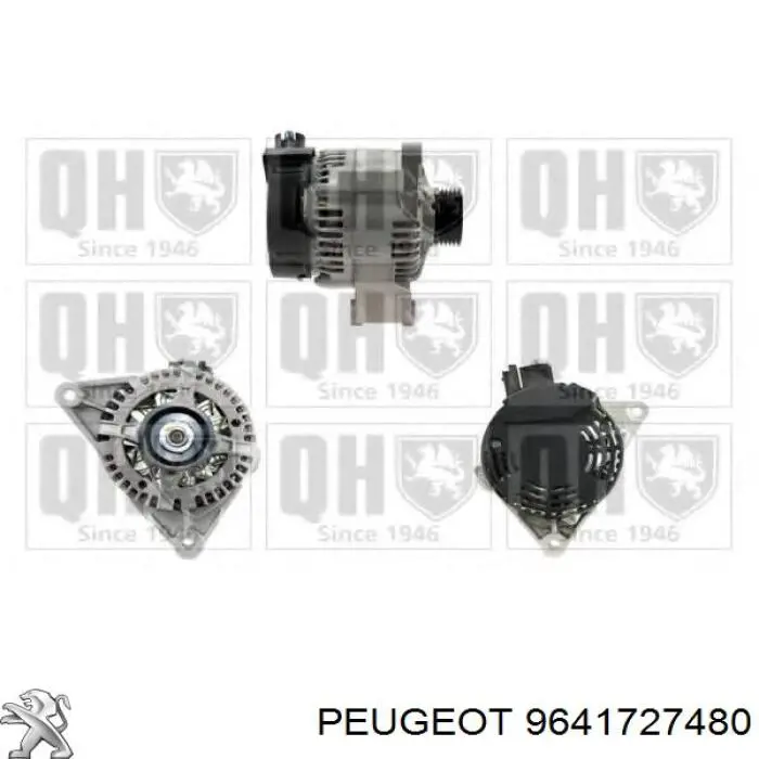 Генератор Peugeot/Citroen 9641727480 ціна, від 117.71 USD
