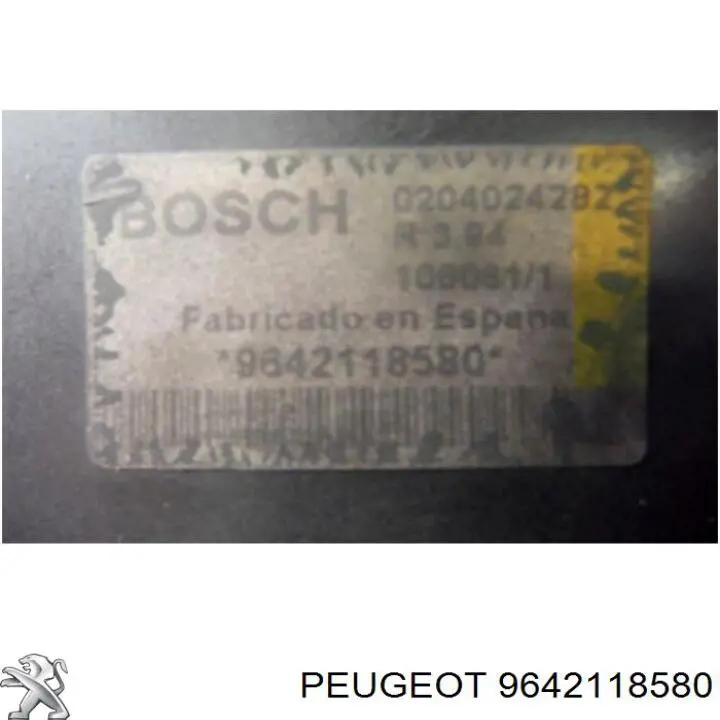 9642118580 Peugeot/Citroen 