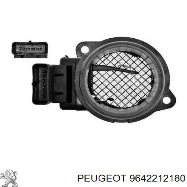 9642212180 Peugeot/Citroen датчик потоку (витрати повітря, витратомір MAF - (Mass Airflow))