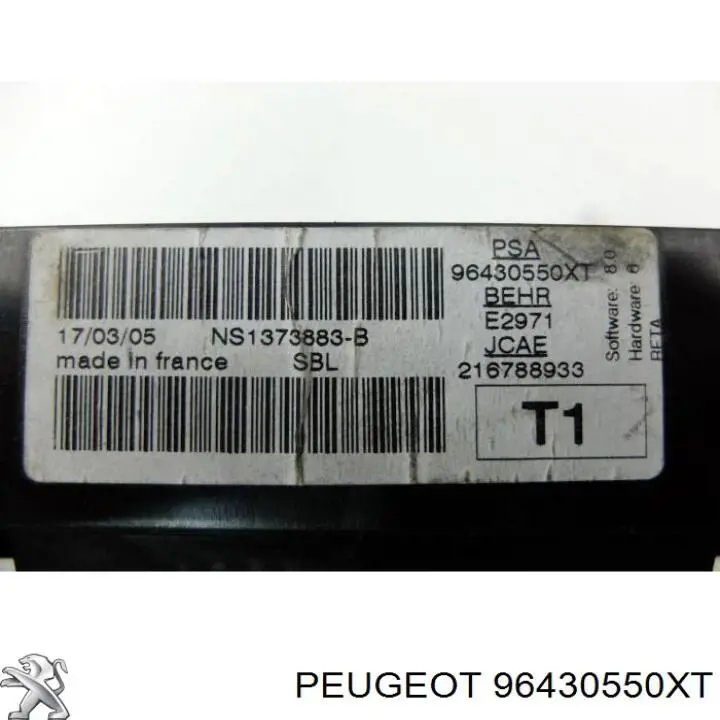 Регулятор вентилятора обігрівача Peugeot/Citroen 96430550XT ціна, від 25.59 USD