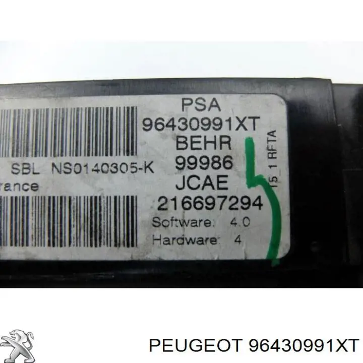 Купити 9140010385 Peugeot/Citroen Блок управління пічкою