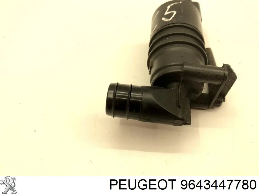 9643447780 Peugeot/Citroen насос-двигун омивача скла, переднього