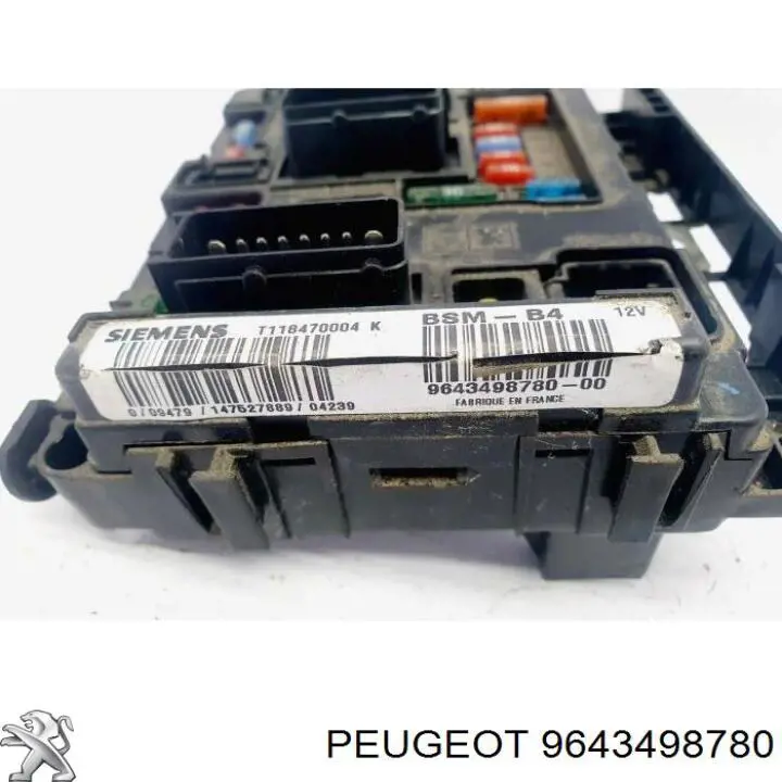 Блок запобіжників 9643498780 Peugeot/Citroen