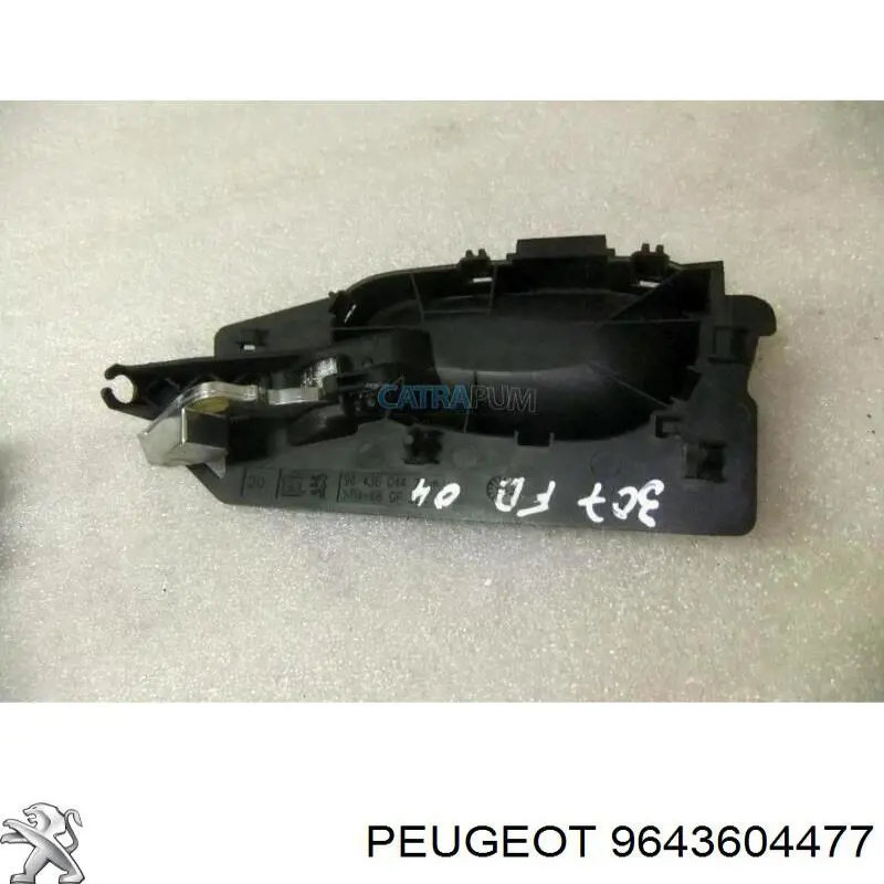 Купити 9643604477 Peugeot/Citroen Ручка правих дверей зовнішня