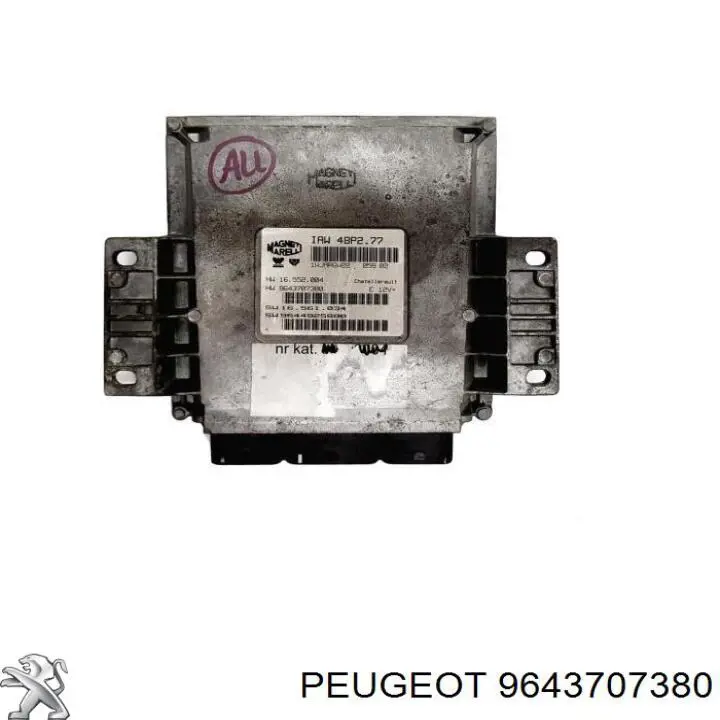  Peugeot/Citroen 9643707380 ціна, від 102.64 USD