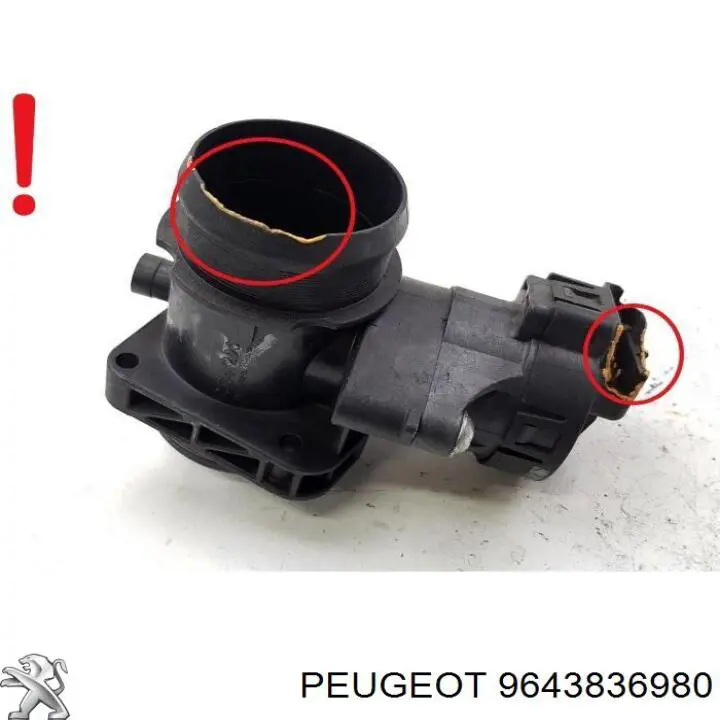 Дросільна заслінка 9643836980 Mazda