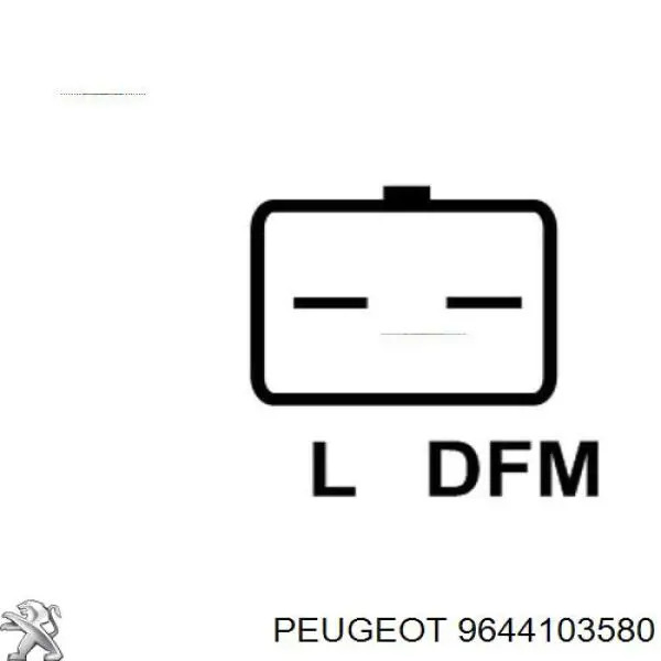Генератор Peugeot/Citroen 9644103580 ціна, від 63.34 USD