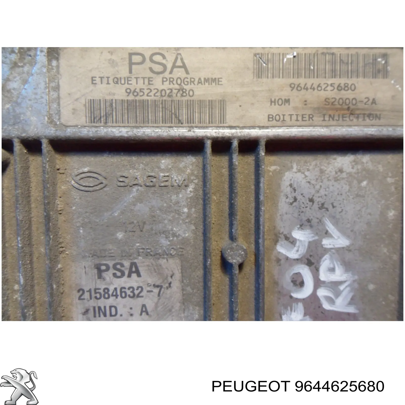 9644625680 Peugeot/Citroen Блок електронного управління