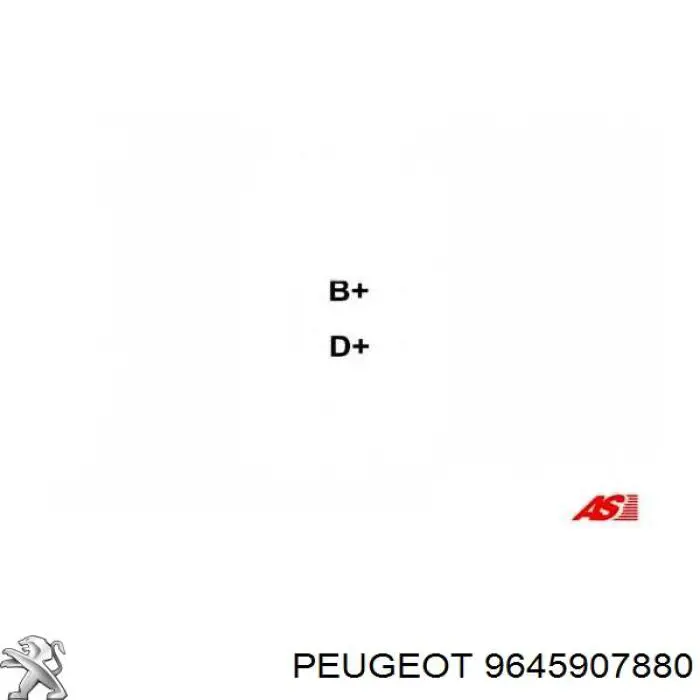 Генератор Peugeot/Citroen 9645907880 ціна, від 88.68 USD