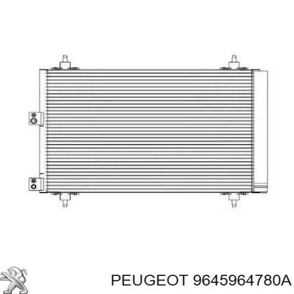 Купити 9645964780A Peugeot/Citroen Радіатор системи охолодження кондиціонера