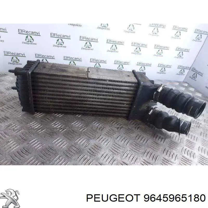 Купити 9645965180 Peugeot/Citroen Радіатор интеркуллера
