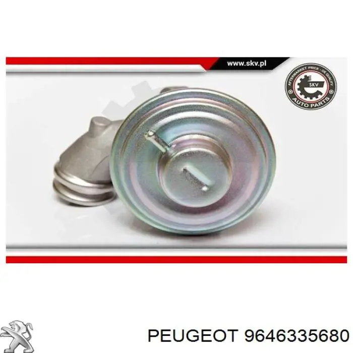 Клапан EGR Peugeot/Citroen 9646335680 ціна, від 45.98 USD
