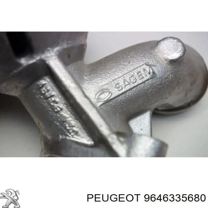 9646335680 Peugeot/Citroen Клапан рециркуляції відпрацьованих газів EGR