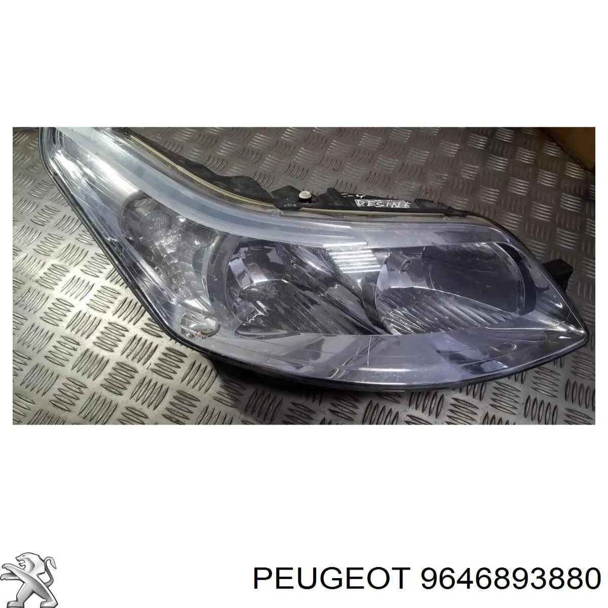 Фара правая Peugeot/Citroen 9646893880 ціна, від 127.13 USD