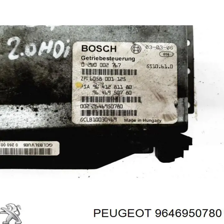  9646950780 Peugeot/Citroen