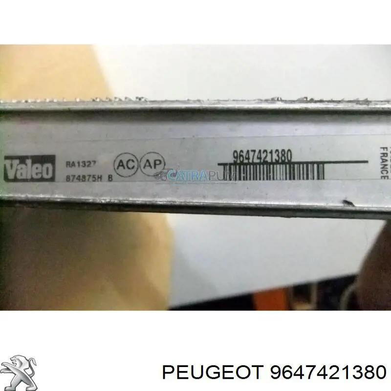 Радіатор 9647421380 Peugeot/Citroen