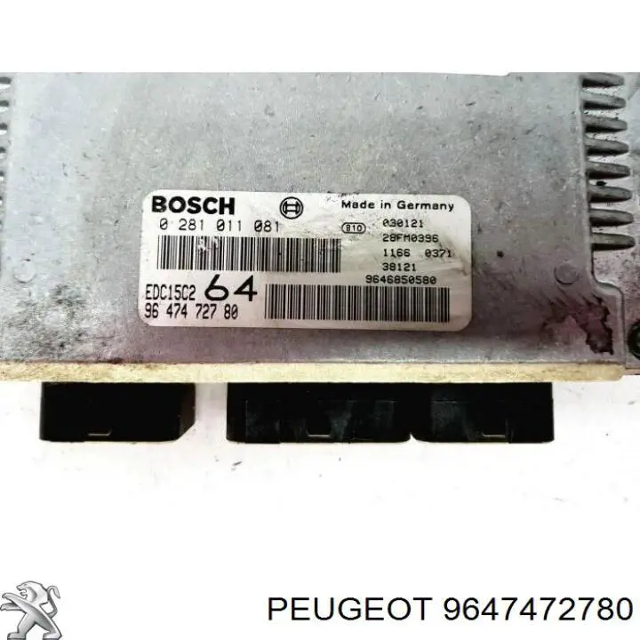 Електронний блок керування двигуном EDC15C2 Peugeot/Citroen