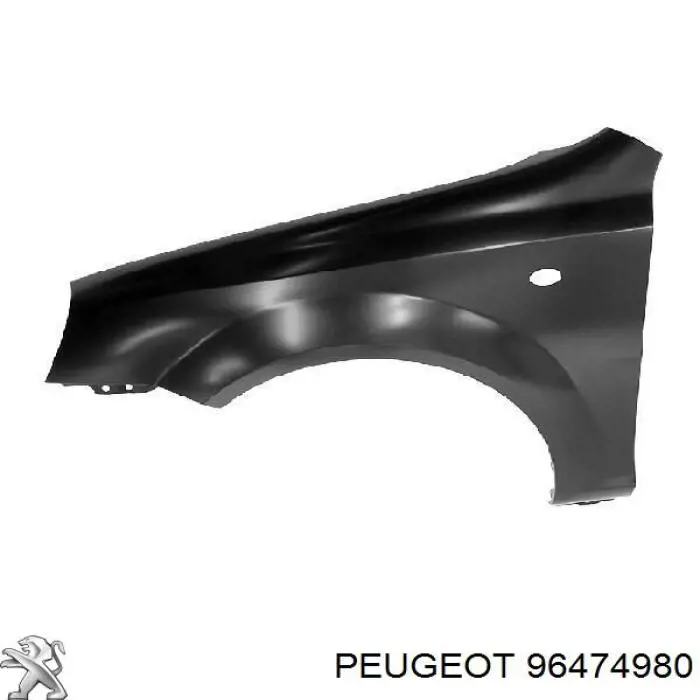 Крило переднє ліве 96474980 Peugeot/Citroen