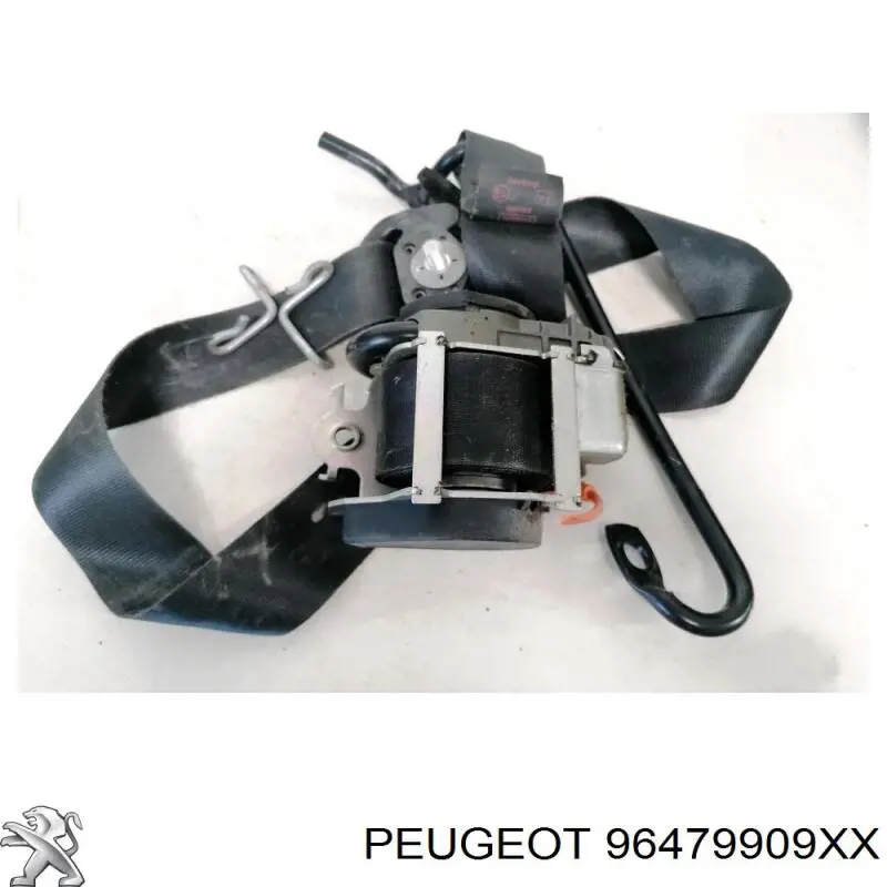 Пасок безпеки передній правий Peugeot/Citroen 96479909XX ціна, від 12.67 USD