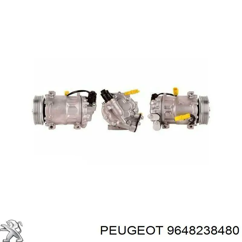 9648238480 Peugeot/Citroen компресор кондиціонера