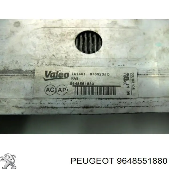 Інтеркулер 9648551880 Peugeot/Citroen