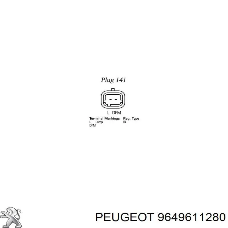 9649611280 Peugeot/Citroen Авто генератор
