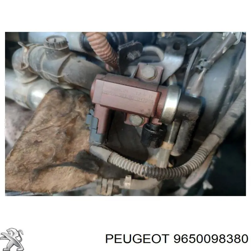 Клапан соленоїд регулювання заслонки EGR 9650098380 Peugeot/Citroen