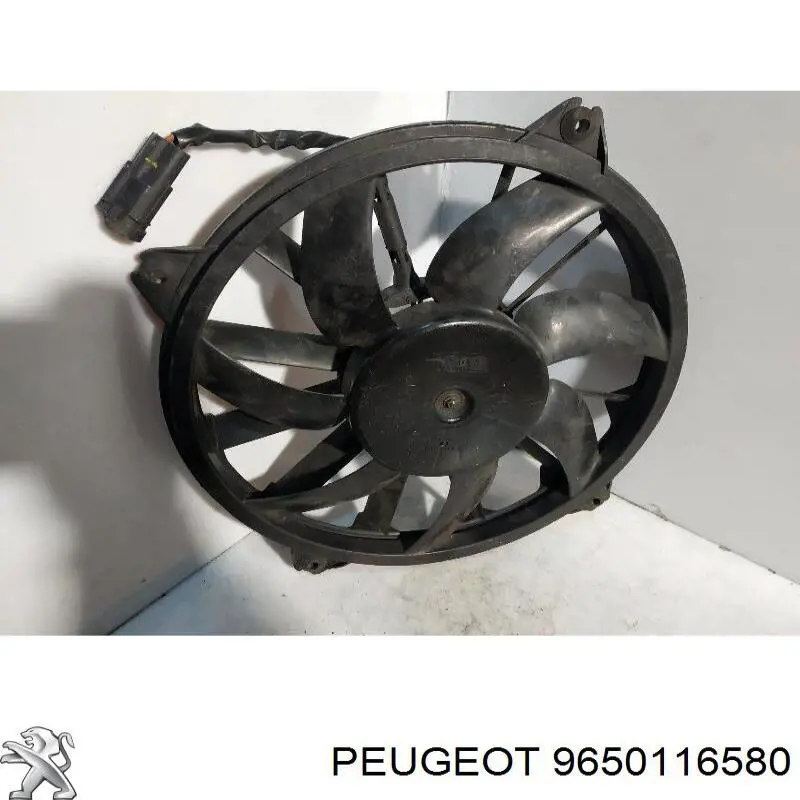 Вентилятор охолодження радіатора 9650116580 Peugeot/Citroen
