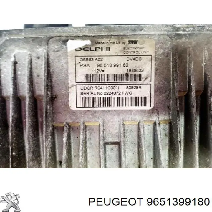  9651399180 Peugeot/Citroen