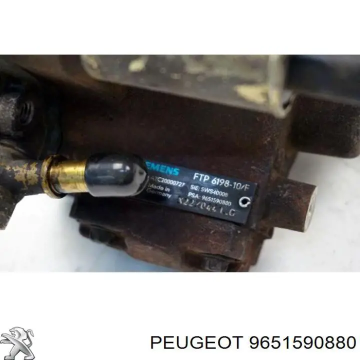Купити 9651590880 Peugeot/Citroen Насос паливний високого тиску (ПНВТ) - DIESEL